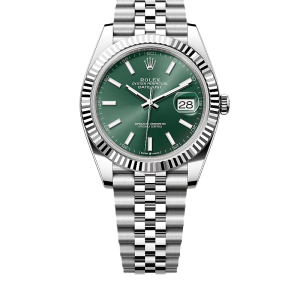Rolex Datejust 41 Oyster, 41 mm, Oystersteel and white gold  M126334-0028